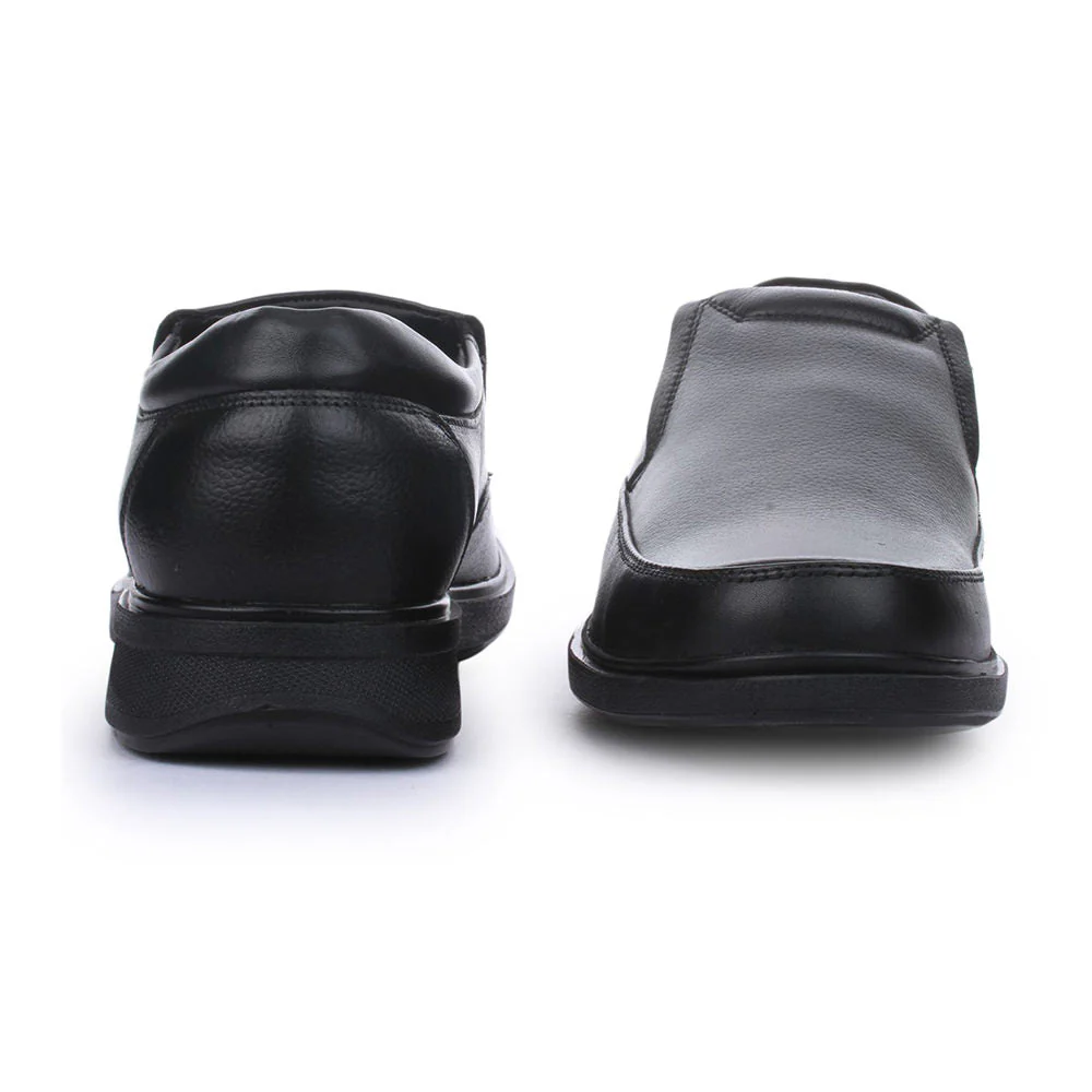 Healers Formal (Black) Slip-On Loafers Shoes For Men FL-1413 By Liberty - Image 3
