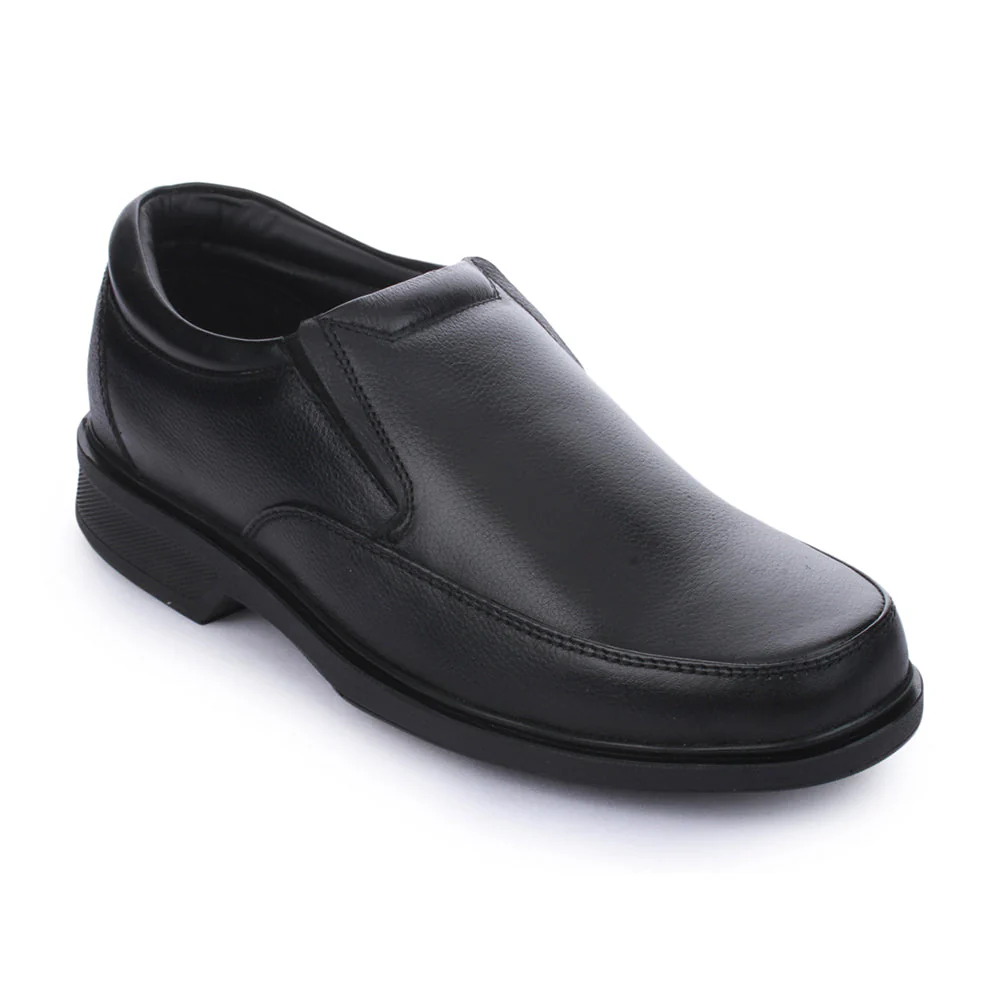 Healers Formal (Black) Slip-On Loafers Shoes For Men FL-1413 By Liberty - Image 5
