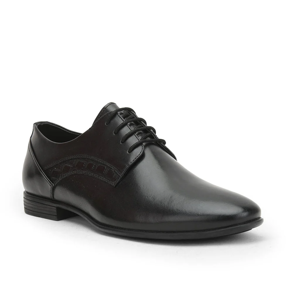 Healers Formal Lacing Classice Oxford Shoes For Men (Black) SSL-210 By Liberty