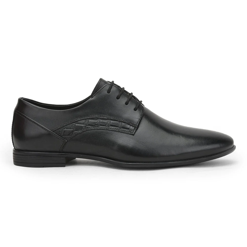 Healers Formal Lacing Classice Oxford Shoes For Men (Black) SSL-210 By Liberty - Image 2