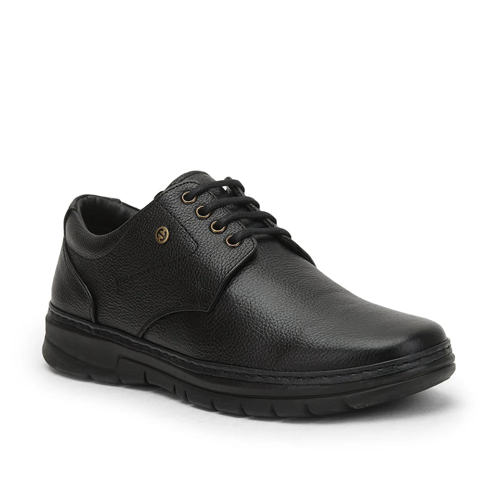 Healers Formal Lacing Shoes For Men (Black) ER-50 By Liberty