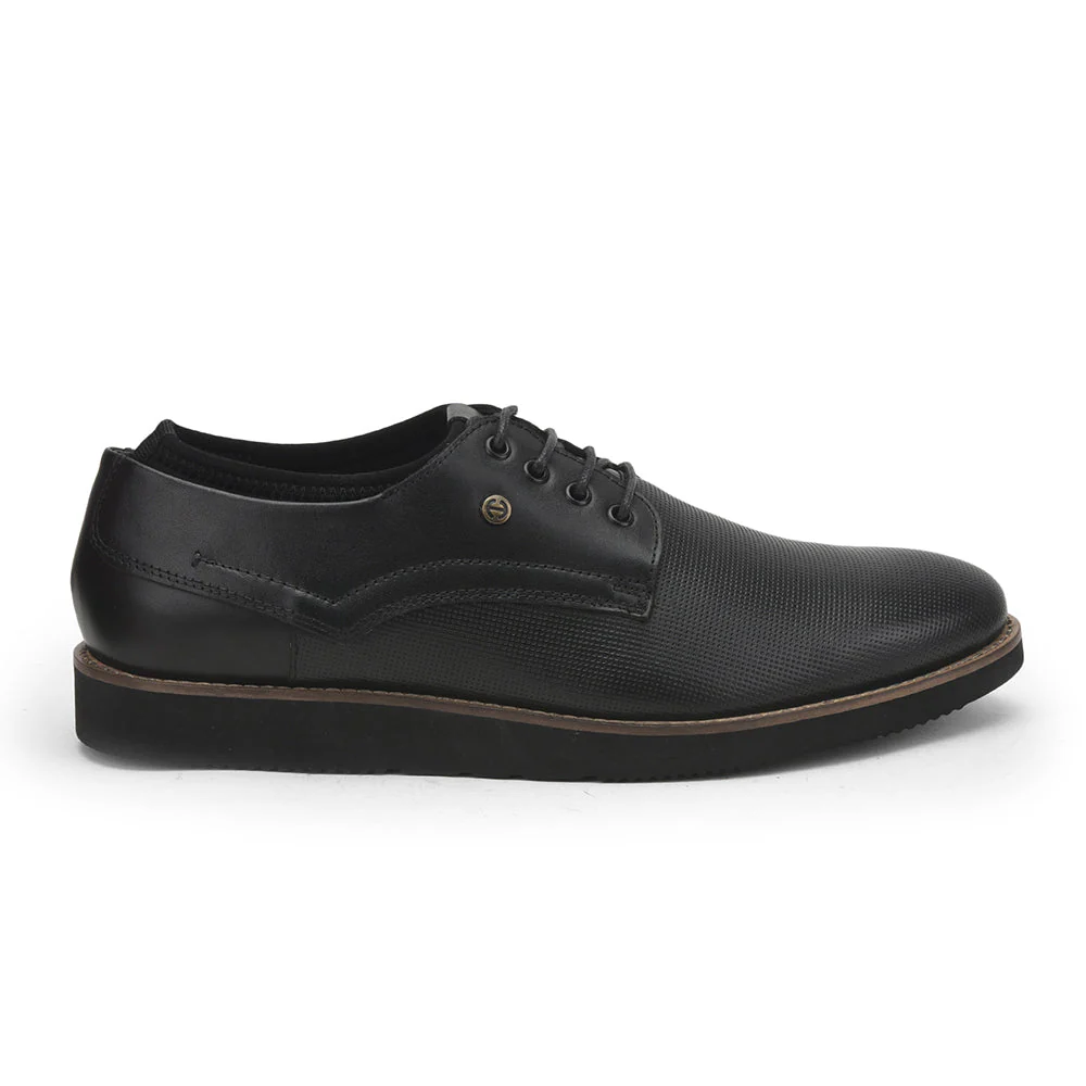 Healers Formal Lacing Shoes For Men (Black) RML-04 By Liberty - Image 2