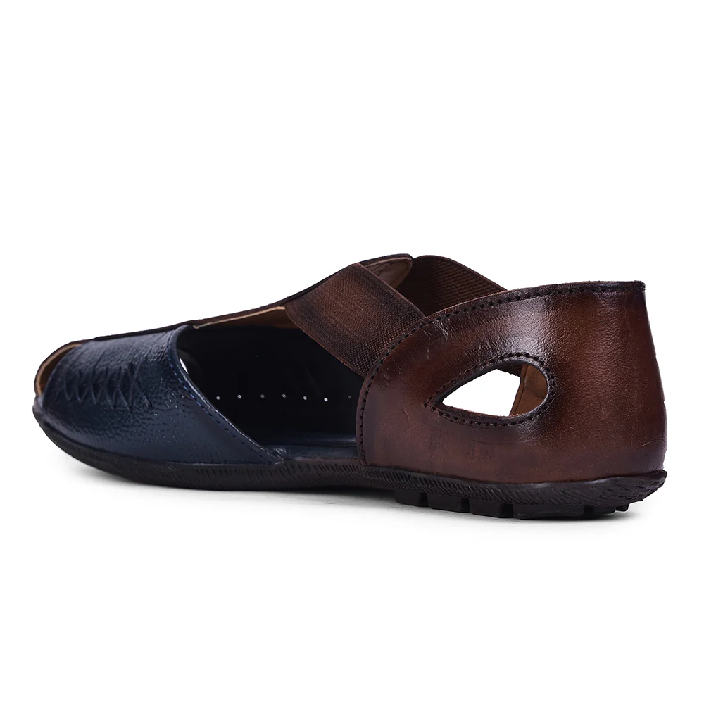 Healers Formal Navy Blue Flat Slipper For Women T840-07 By Liberty - Image 4