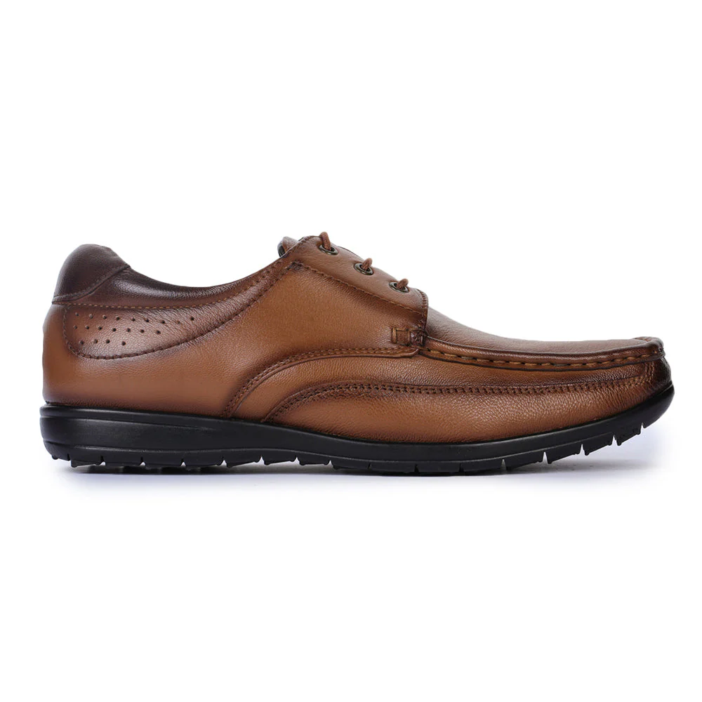 Healers Formal (Tan) Lace-Up Shoes For Men FL-1414 By Liberty - Image 2