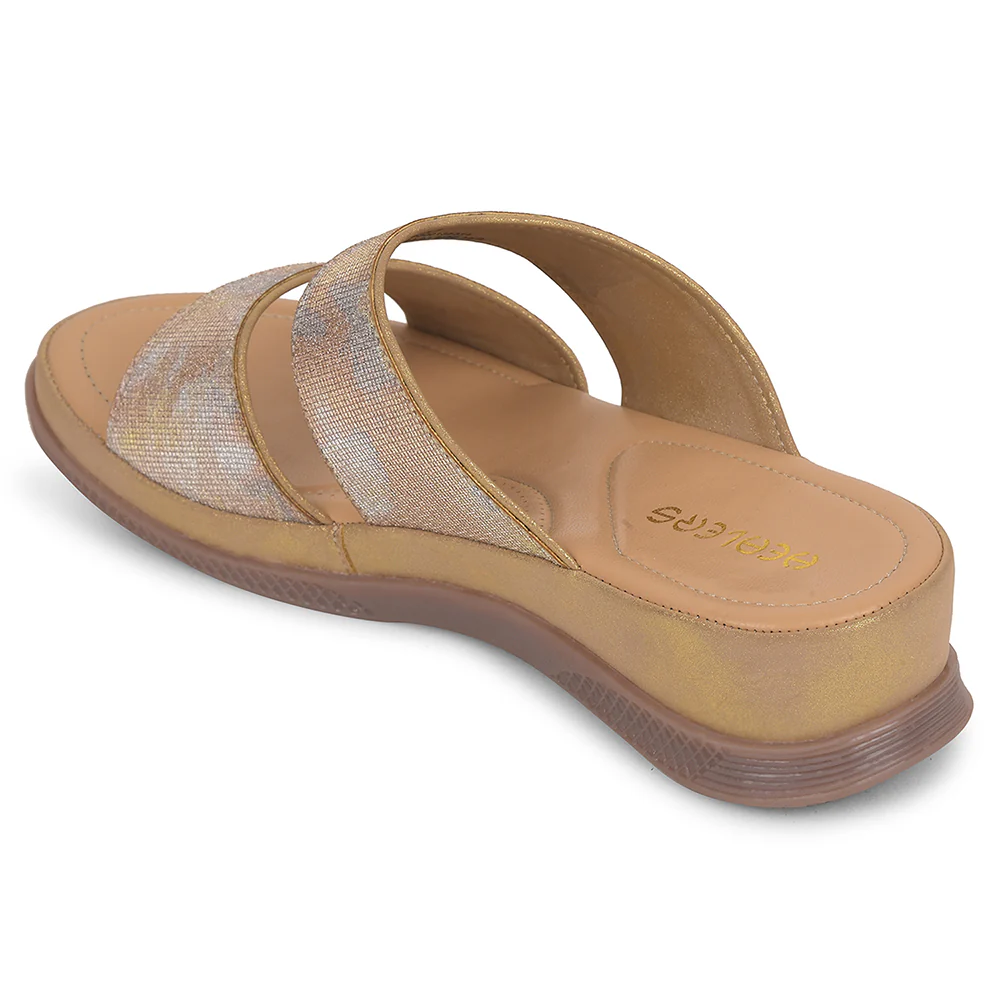 Healers Golden Casual Slipper For Women S424-03 By Liberty - Image 4