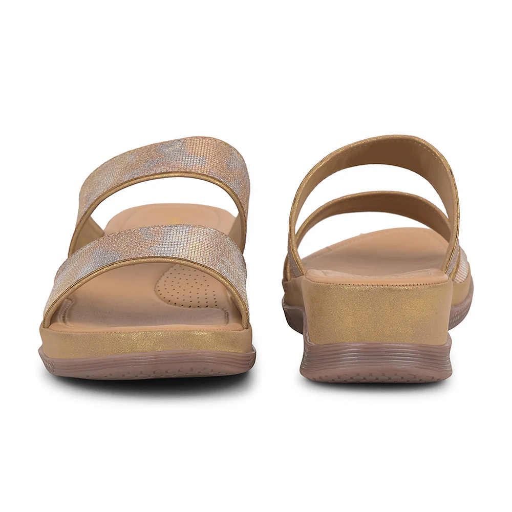 Healers Golden Casual Slipper For Women S424-03 By Liberty - Image 6