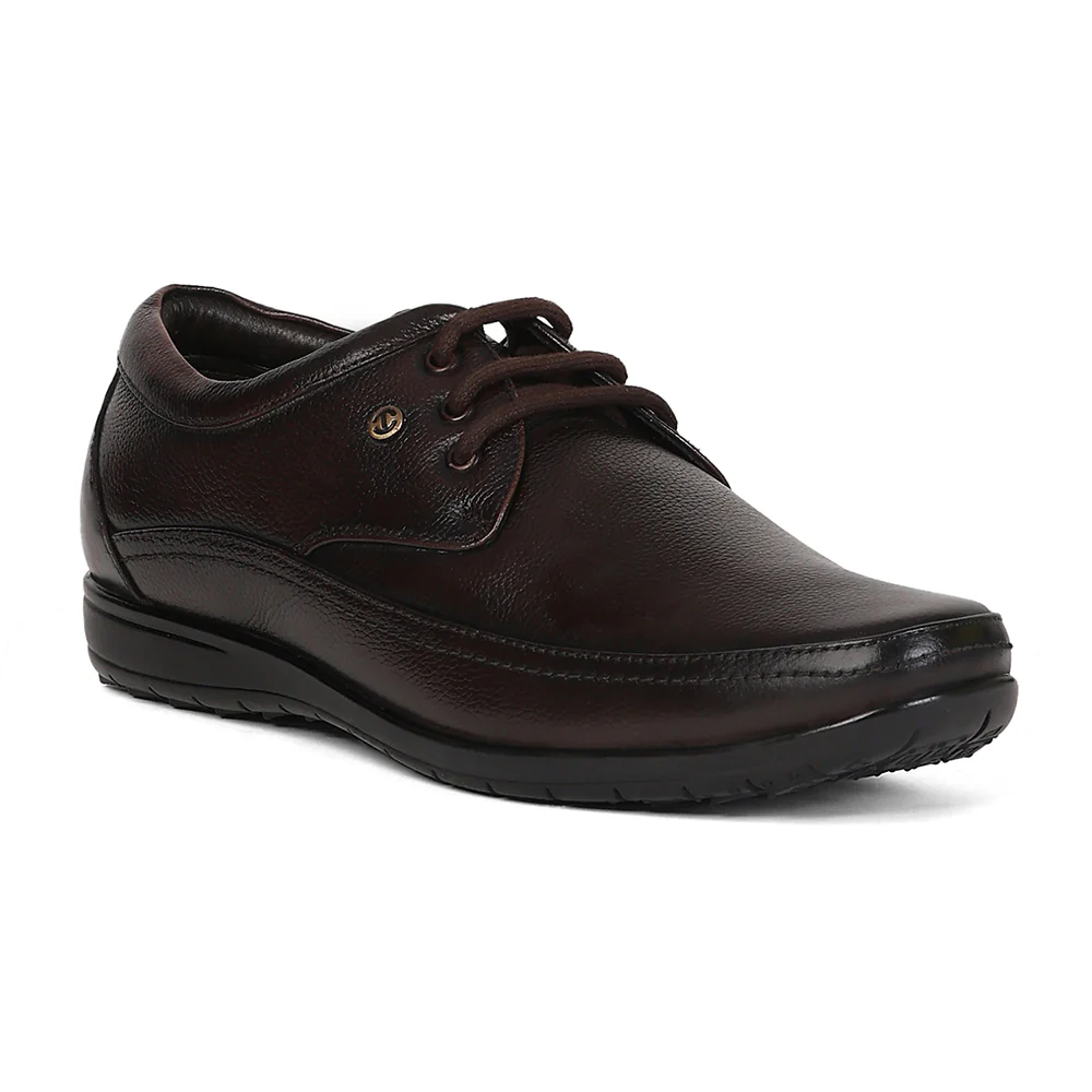 Healers HA1-12 Brown Formal Lacing Derby Shoes for Men by Liberty