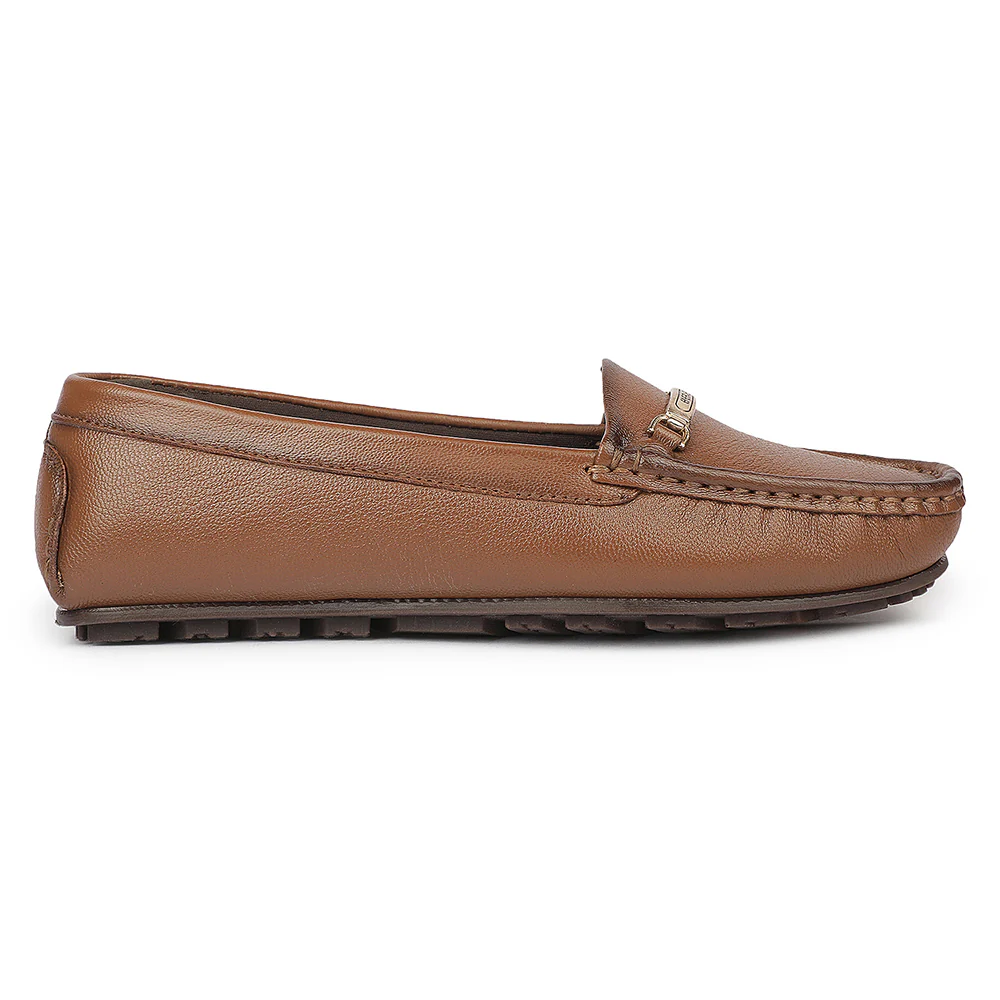 Healers JJL-26 Tan Everyday Comfort Casual Ballerina Shoes for women By Liberty - Image 2