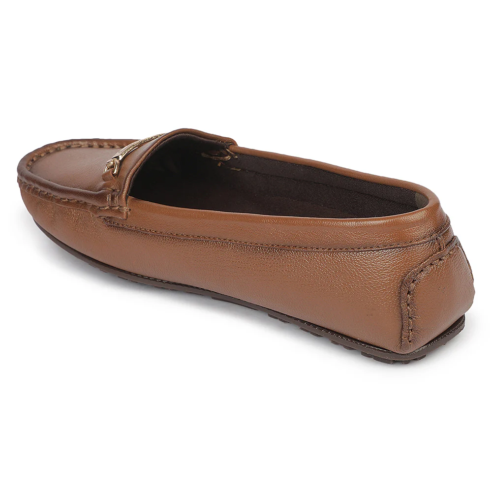 Healers JJL-26 Tan Everyday Comfort Casual Ballerina Shoes for women By Liberty - Image 3