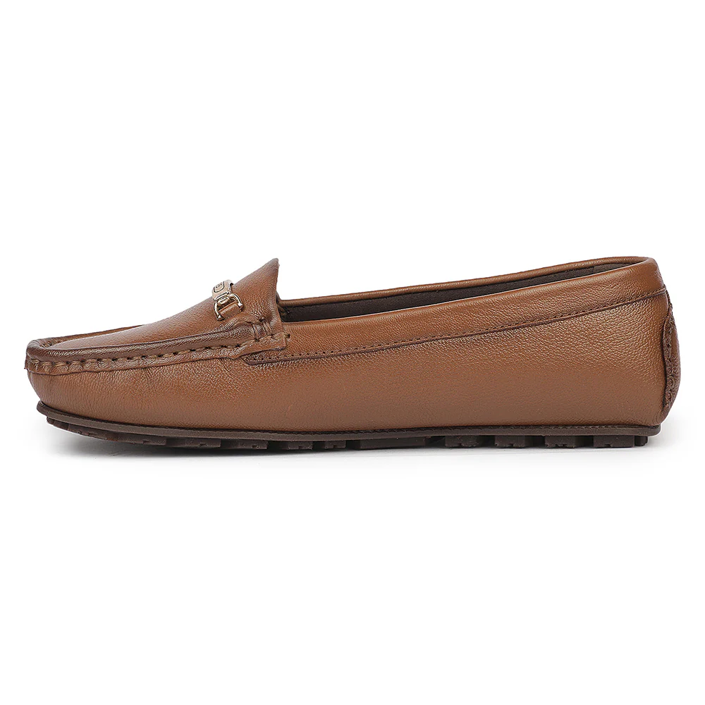 Healers JJL-26 Tan Everyday Comfort Casual Ballerina Shoes for women By Liberty - Image 6