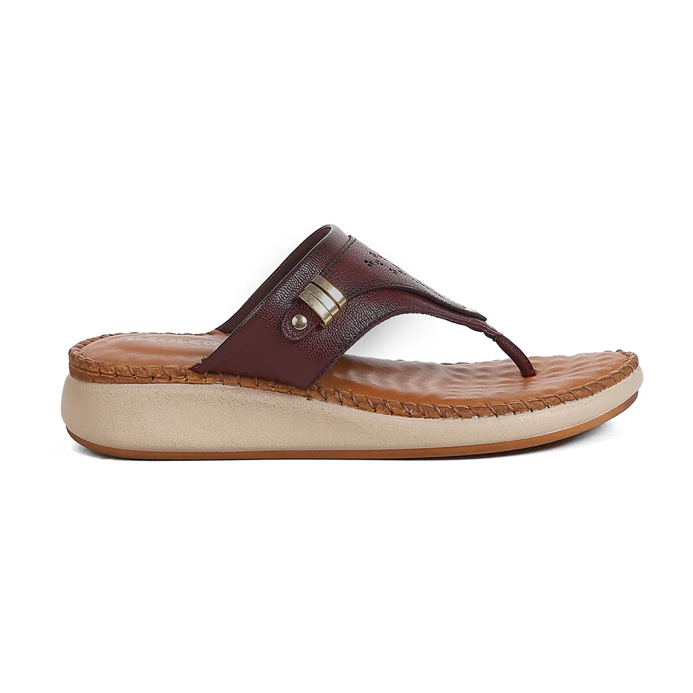 Healers JLL-6 Women's Cherry Casual Slippers - EVERYDAY COMFORT with Lasered & Punched Design - Image 2