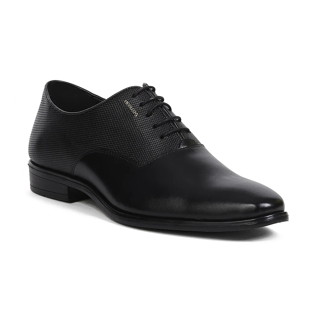 Healers LRF-6 Black Formal Lacing Oxford Shoes for Men by Liberty