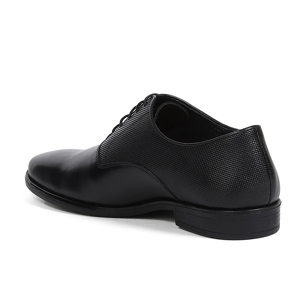 Healers LRF-6 Black Formal Lacing Oxford Shoes for Men by Liberty - Image 3