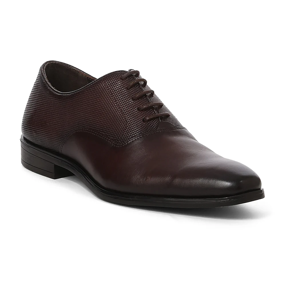 Healers LRF-6 Brown Formal Lacing Oxford Shoes for Men by Liberty
