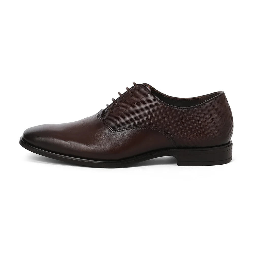 Healers LRF-6 Brown Formal Lacing Oxford Shoes for Men by Liberty - Image 5