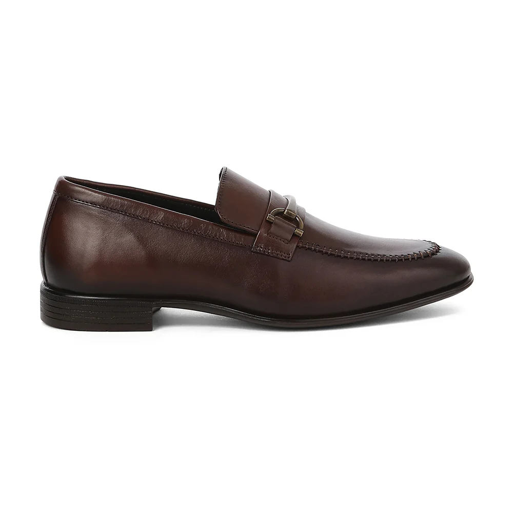 Healers LRF-7 Brown Formal Non Lacing Mocassin for Men by Liberty - Image 2