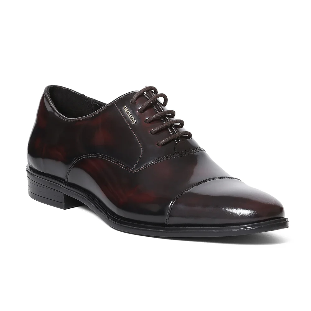 Healers LRF-8 Cherry Formal Lacing Oxford Shoes for Men by Liberty