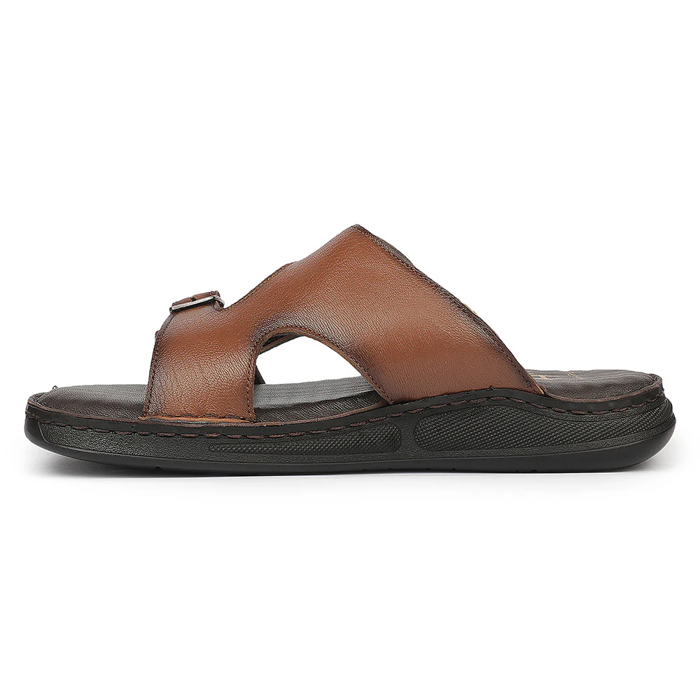 Healers OML-10 Everyday Comfort Brown Casual Slippers for Men by Liberty - Image 6