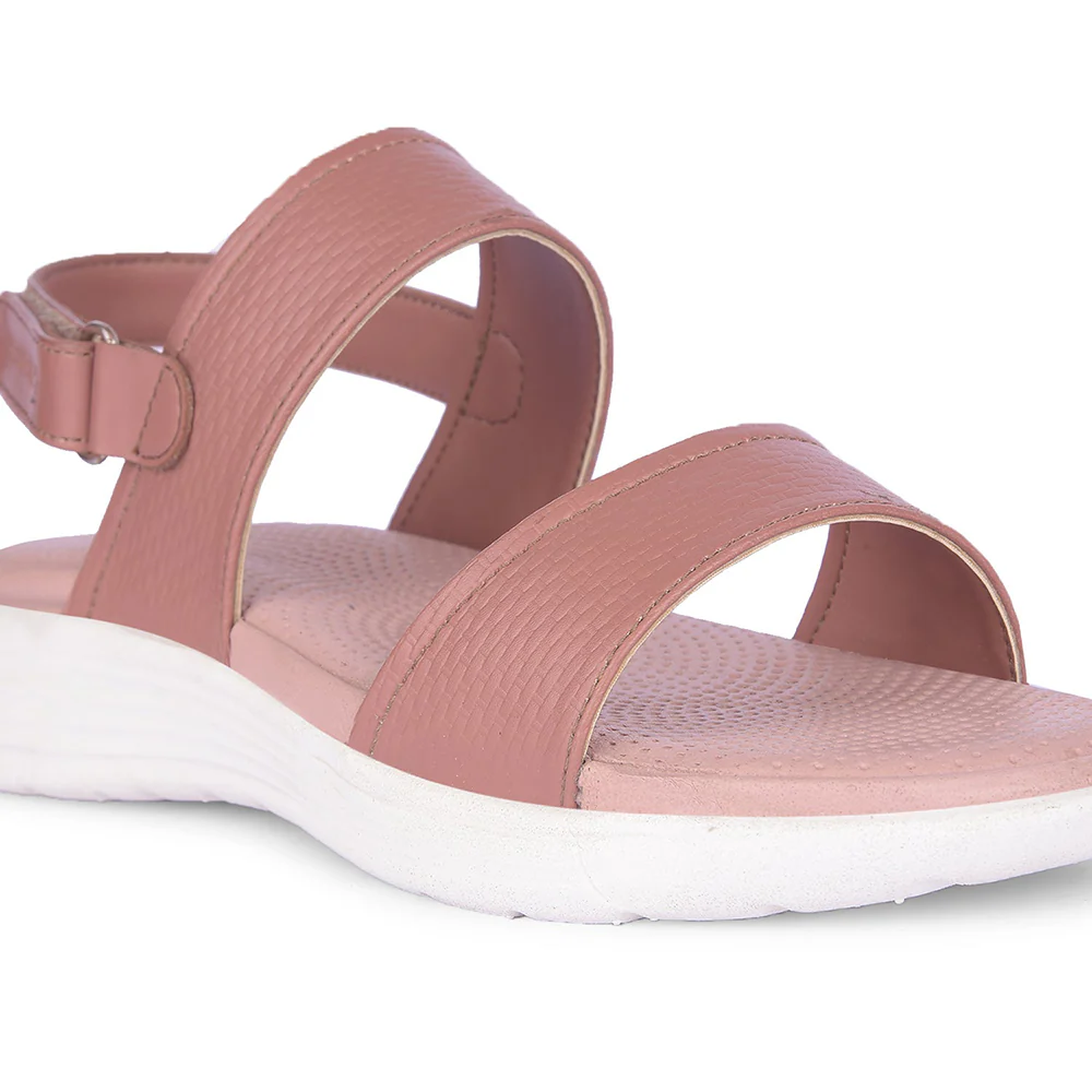 Healers Peach Casual Sandal For Women SOFIA-2E By Liberty - Image 6
