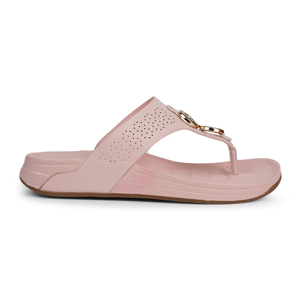 Healers Pink Casual Slipper For Women ZQ-AL-TH06 By Liberty - Image 2