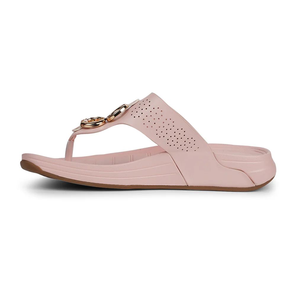 Healers Pink Casual Slipper For Women ZQ-AL-TH06 By Liberty - Image 3