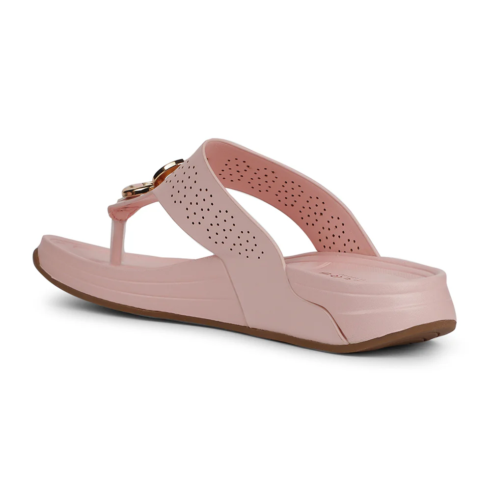 Healers Pink Casual Slipper For Women ZQ-AL-TH06 By Liberty - Image 5