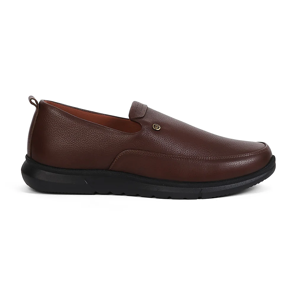 Healers S201-03 Tan Casual Non Lacing Slip-on Shoes for Men by Liberty - Image 2