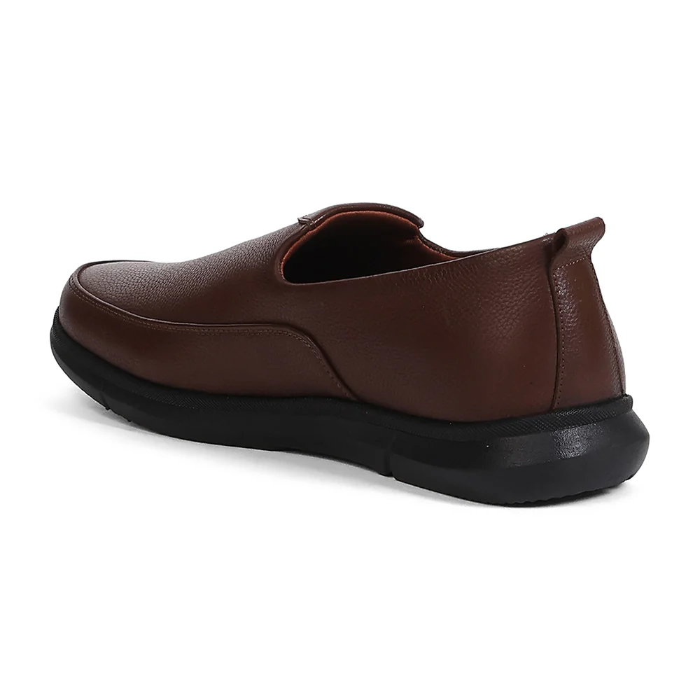 Healers S201-03 Tan Casual Non Lacing Slip-on Shoes for Men by Liberty - Image 3