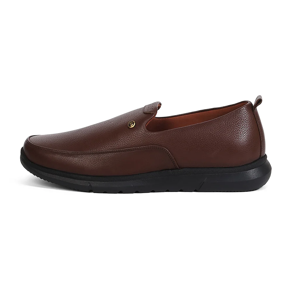 Healers S201-03 Tan Casual Non Lacing Slip-on Shoes for Men by Liberty - Image 5