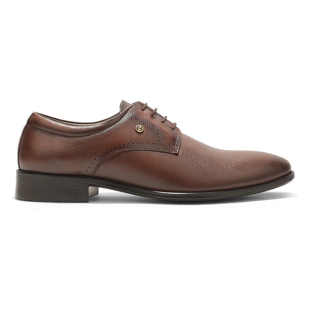 Healers SCL-16 Brown Formal Lacing Debry Shoes for Men By Liberty - Image 4
