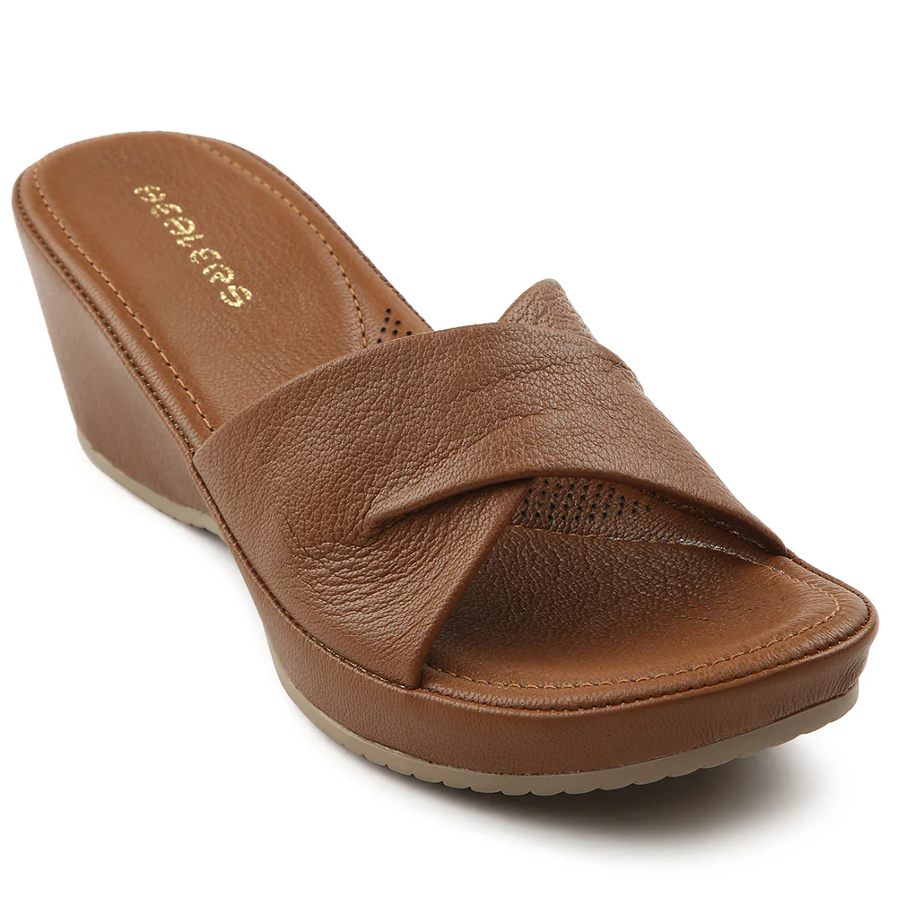 Healers Tan Casual Sandal For Women JD-33 By Liberty
