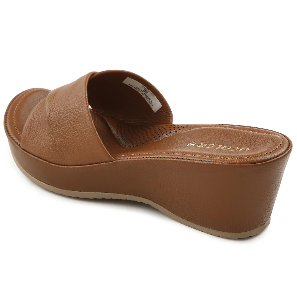 Healers Tan Casual Sandal For Women JD-33 By Liberty - Image 6