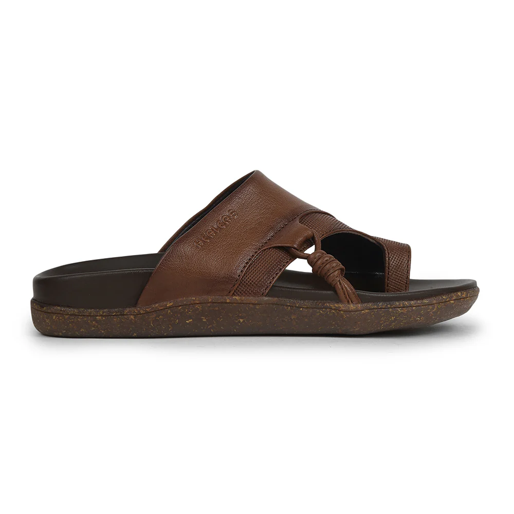 Healers Tan Casual Slipper For Men GLIMPS-2 By Liberty - Image 2