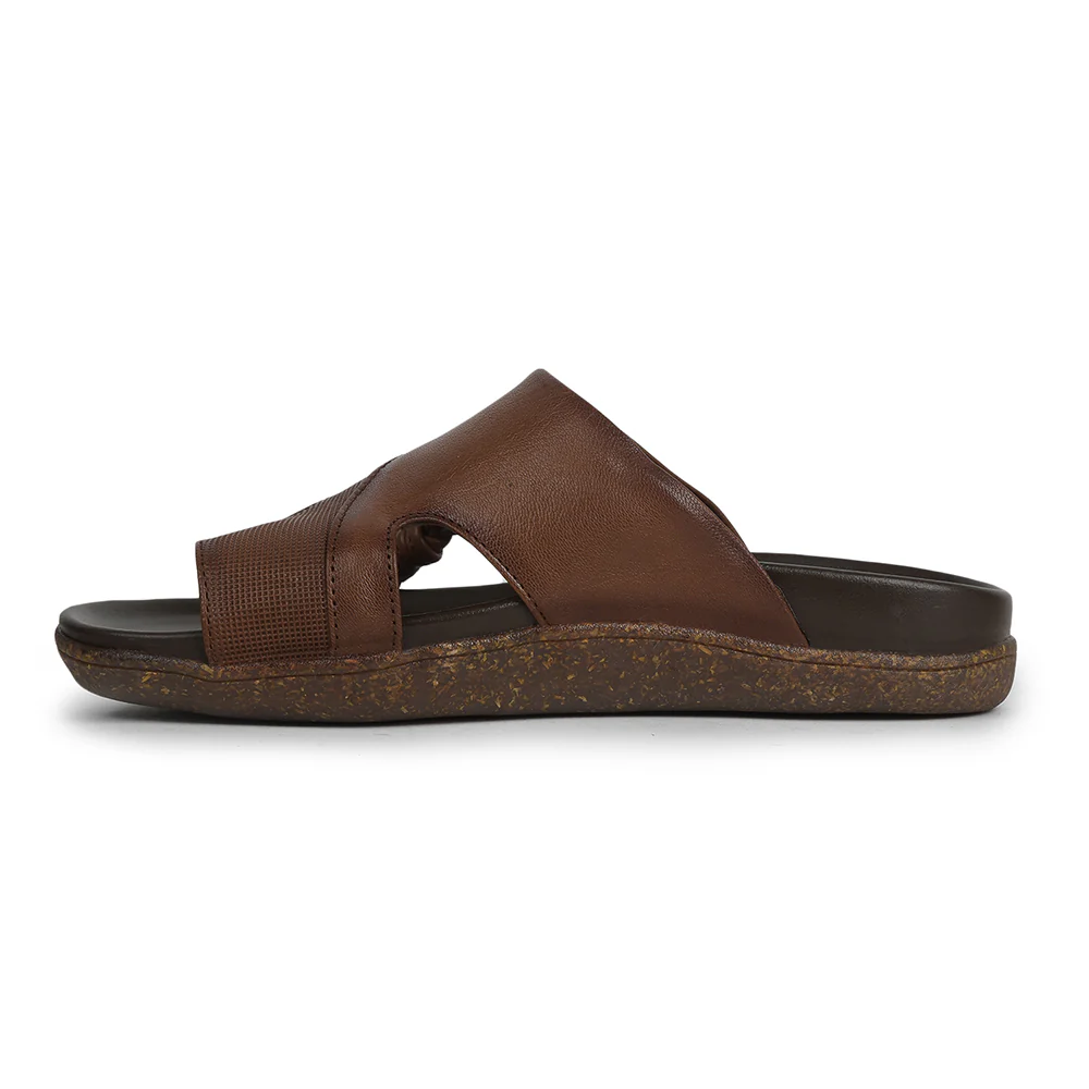 Healers Tan Casual Slipper For Men GLIMPS-2 By Liberty - Image 3