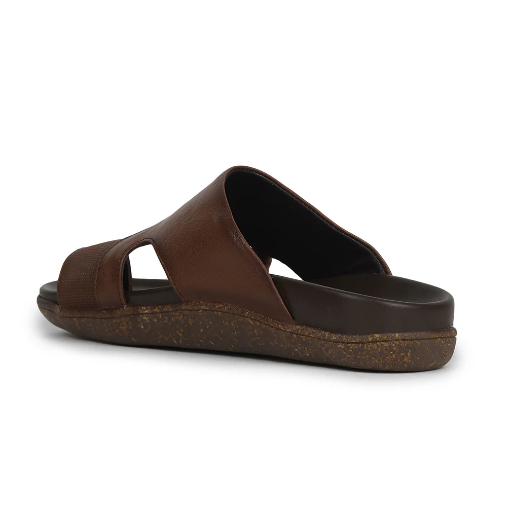 Healers Tan Casual Slipper For Men GLIMPS-2 By Liberty - Image 4