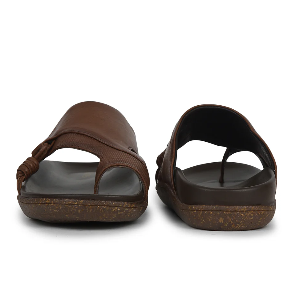 Healers Tan Casual Slipper For Men GLIMPS-2 By Liberty - Image 6