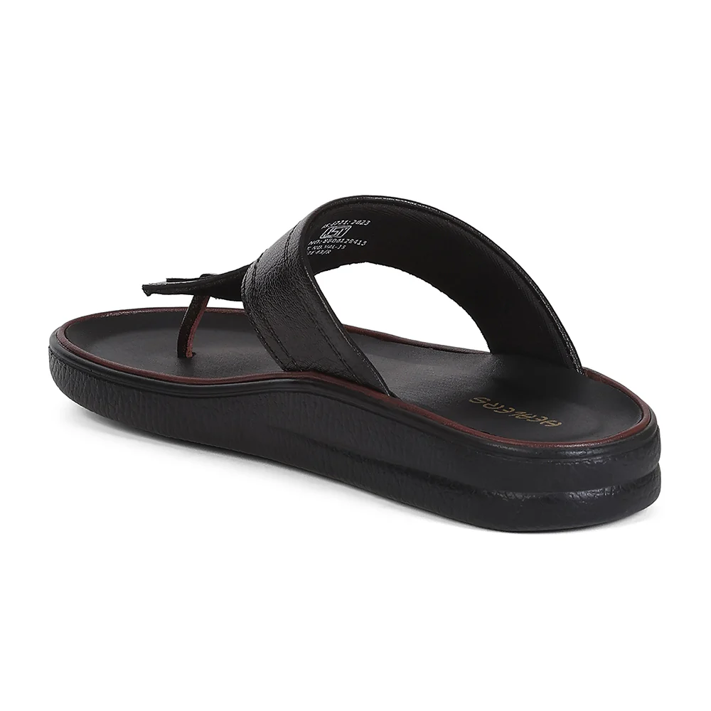 Healers VAL-15 Men's Black Casual Slip-On Slippers - CELEBRATION EDIT Special - Image 3