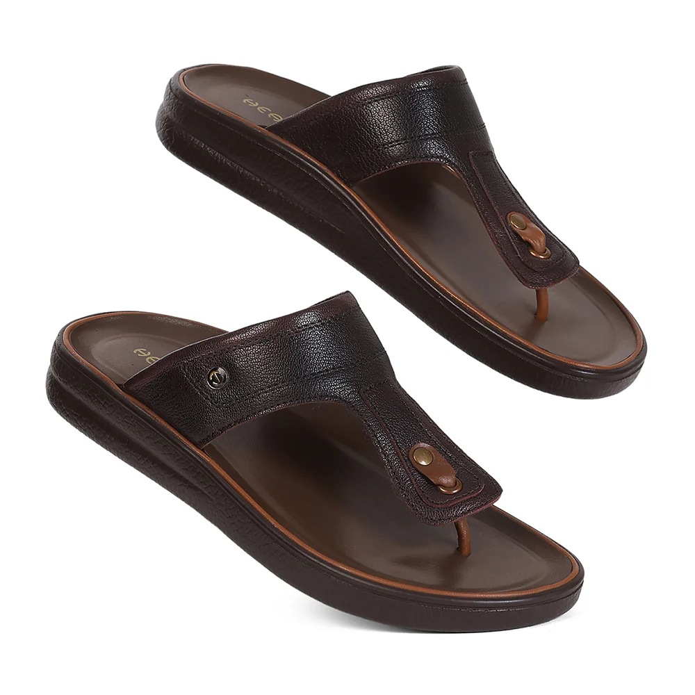 Healers VAL-15 Men's Brown Casual Slip-On Slippers - CELEBRATION EDIT Special - Image 7