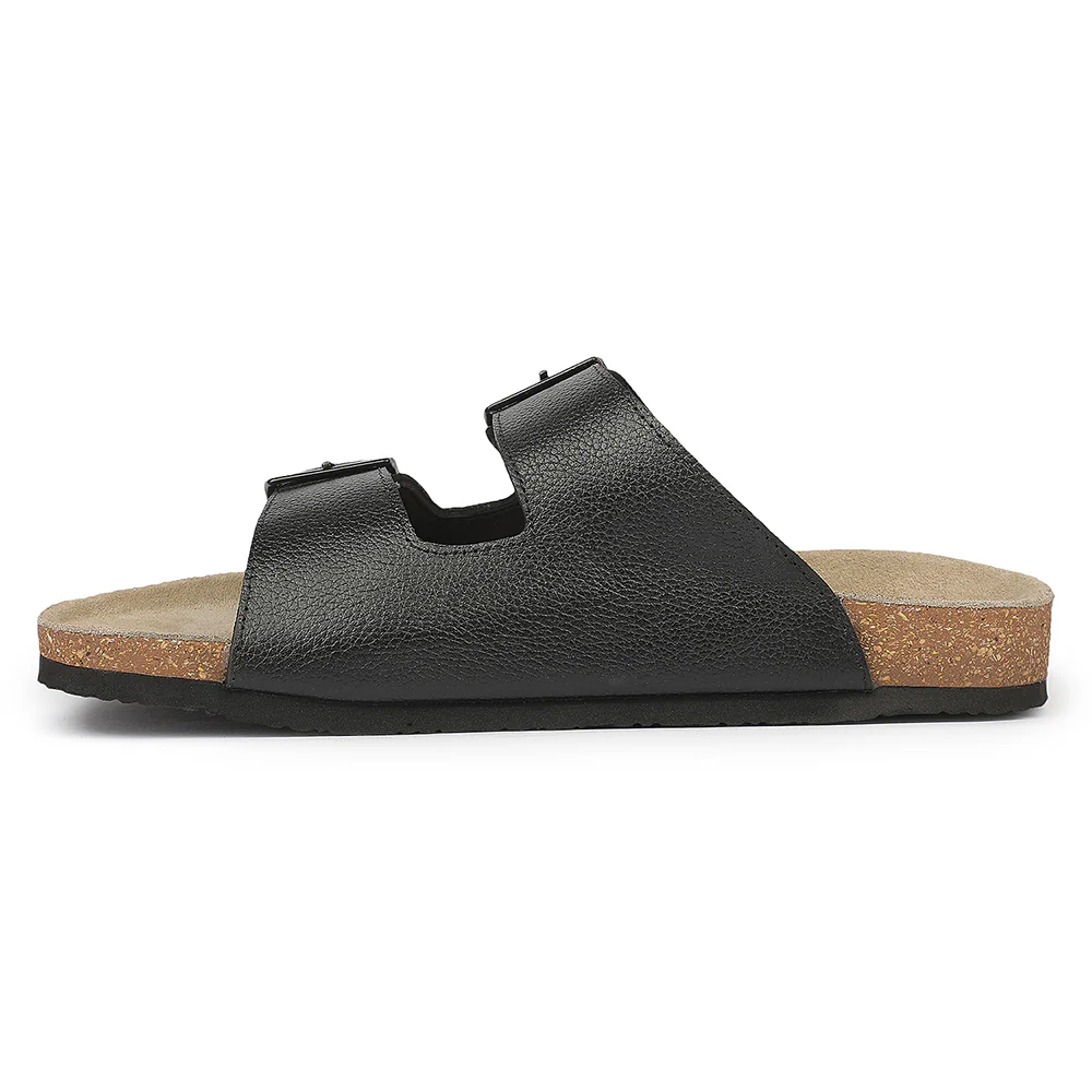 Healers VAL-55 Everyday Comfort Black Casual Slippers for Men By Liberty - Image 6