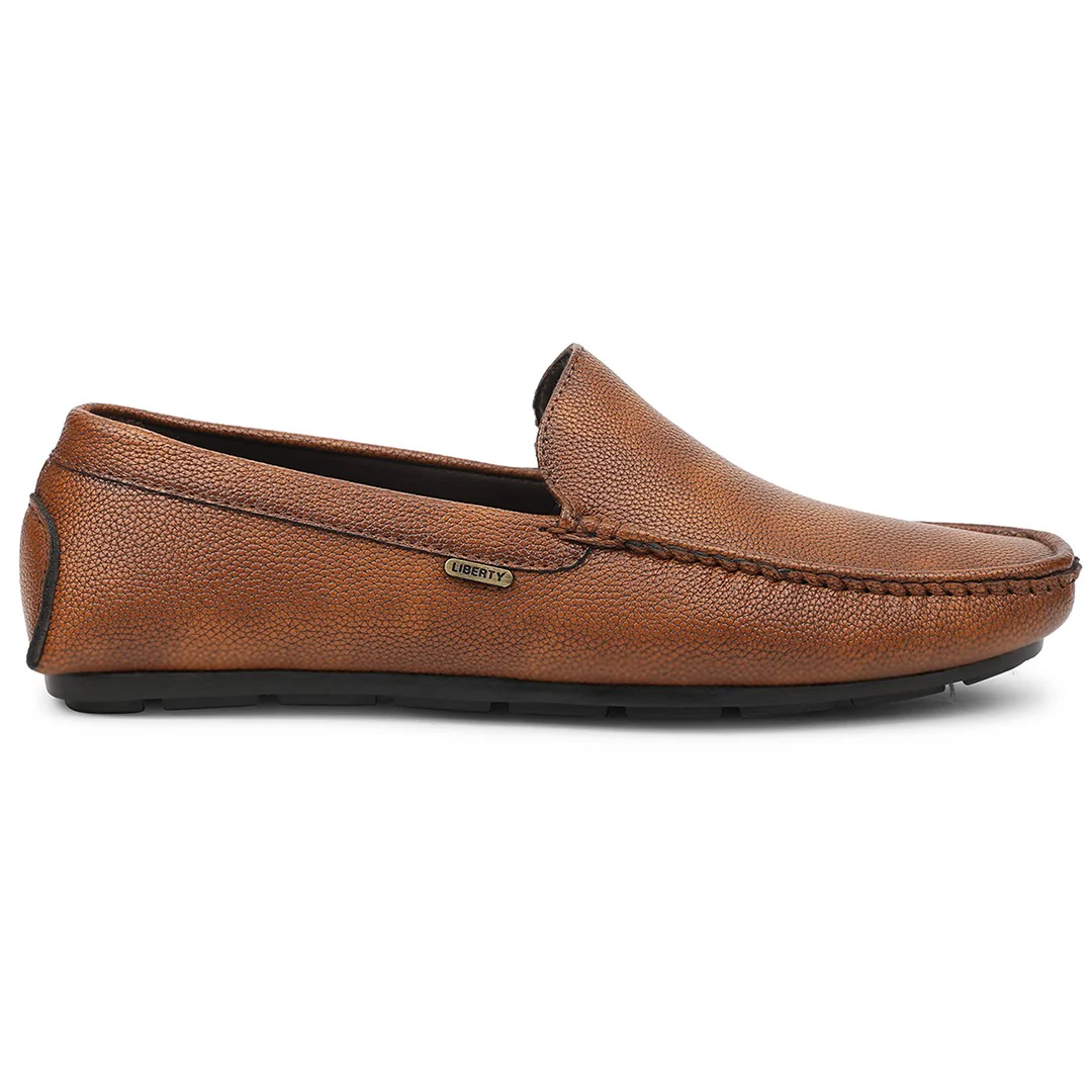 Healers VCL-108 Tan Casual Loafers Shoes For Men By Liberty - Image 2