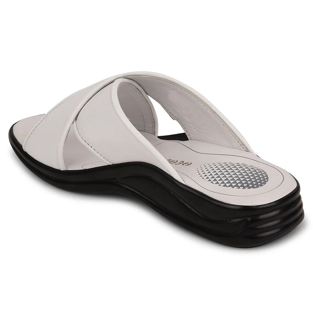 Healers White Casual Slipper For Men 2013-121 By Liberty - Image 4