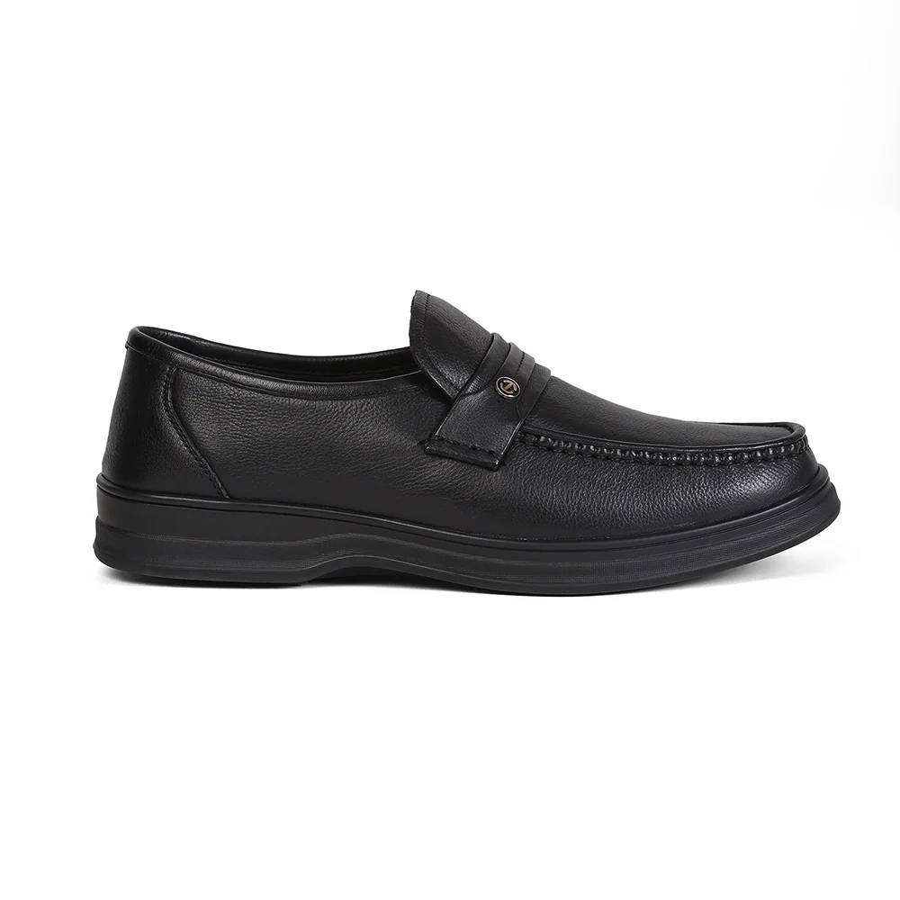Healers ZQ-BC-M01 Black Casual Non Lacing Slip-on Shoes for Men by Liberty - Image 2