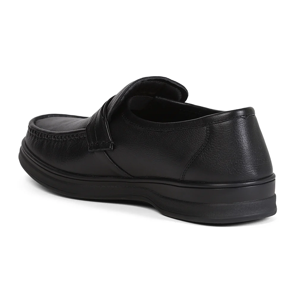 Healers ZQ-BC-M01 Black Casual Non Lacing Slip-on Shoes for Men by Liberty - Image 3