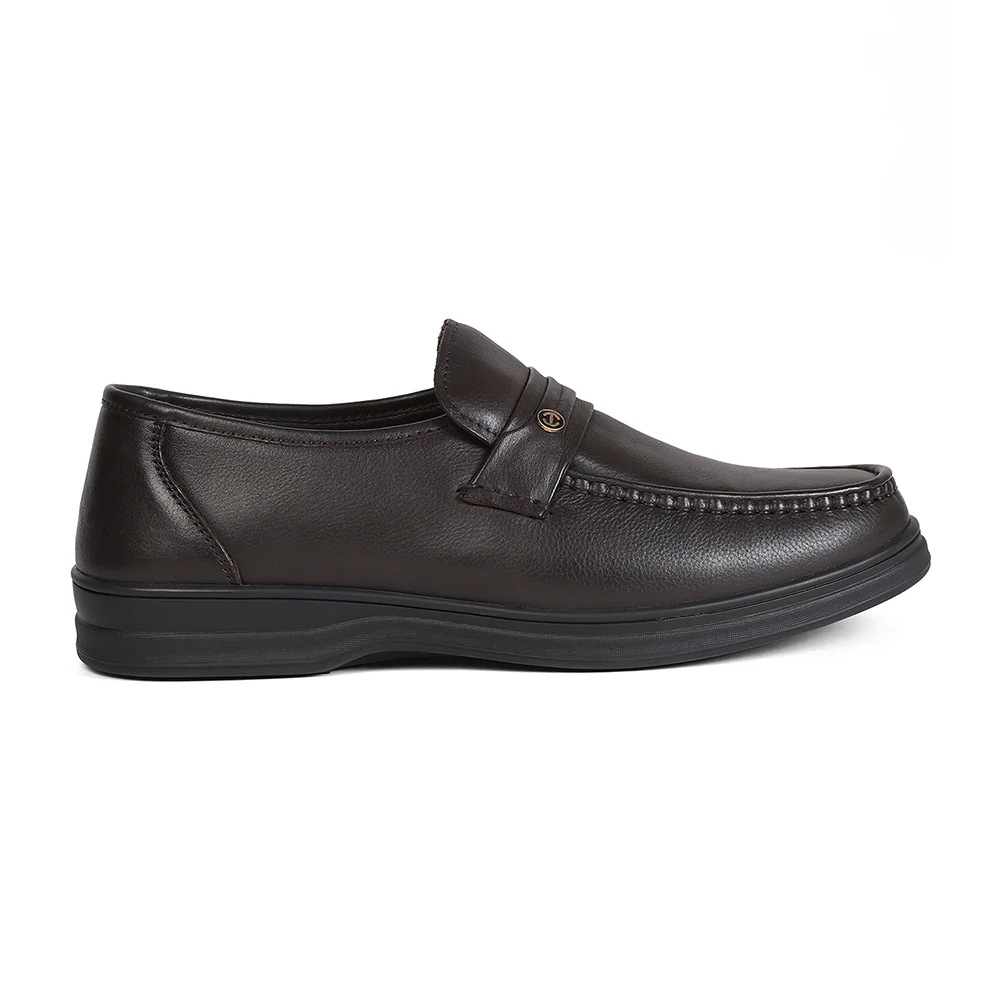 Healers ZQ-BC-M01 Dark Brown Casual Non Lacing Slip-on Shoes for Men by Liberty - Image 2