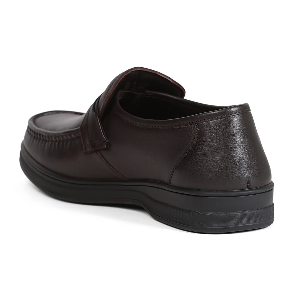 Healers ZQ-BC-M01 Dark Brown Casual Non Lacing Slip-on Shoes for Men by Liberty - Image 3