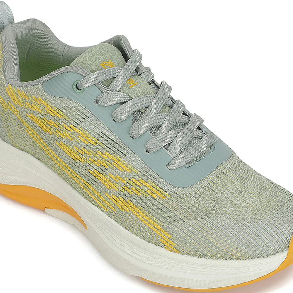 Leap7X ACTIVESTPE Sea Green Lacing Sports Running Shoes for Men By Liberty - Image 5
