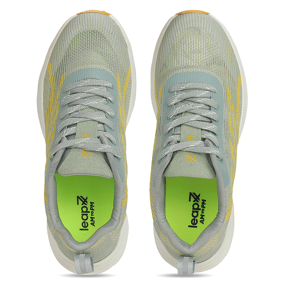 Leap7X ACTIVESTPE Sea Green Lacing Sports Running Shoes for Men By Liberty - Image 8