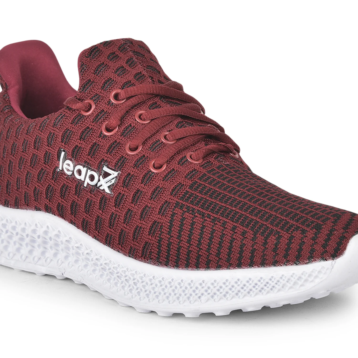 Leap7X ASTON-2 Maroon Sports Lacing Running Shoes for Men by Liberty - Image 5