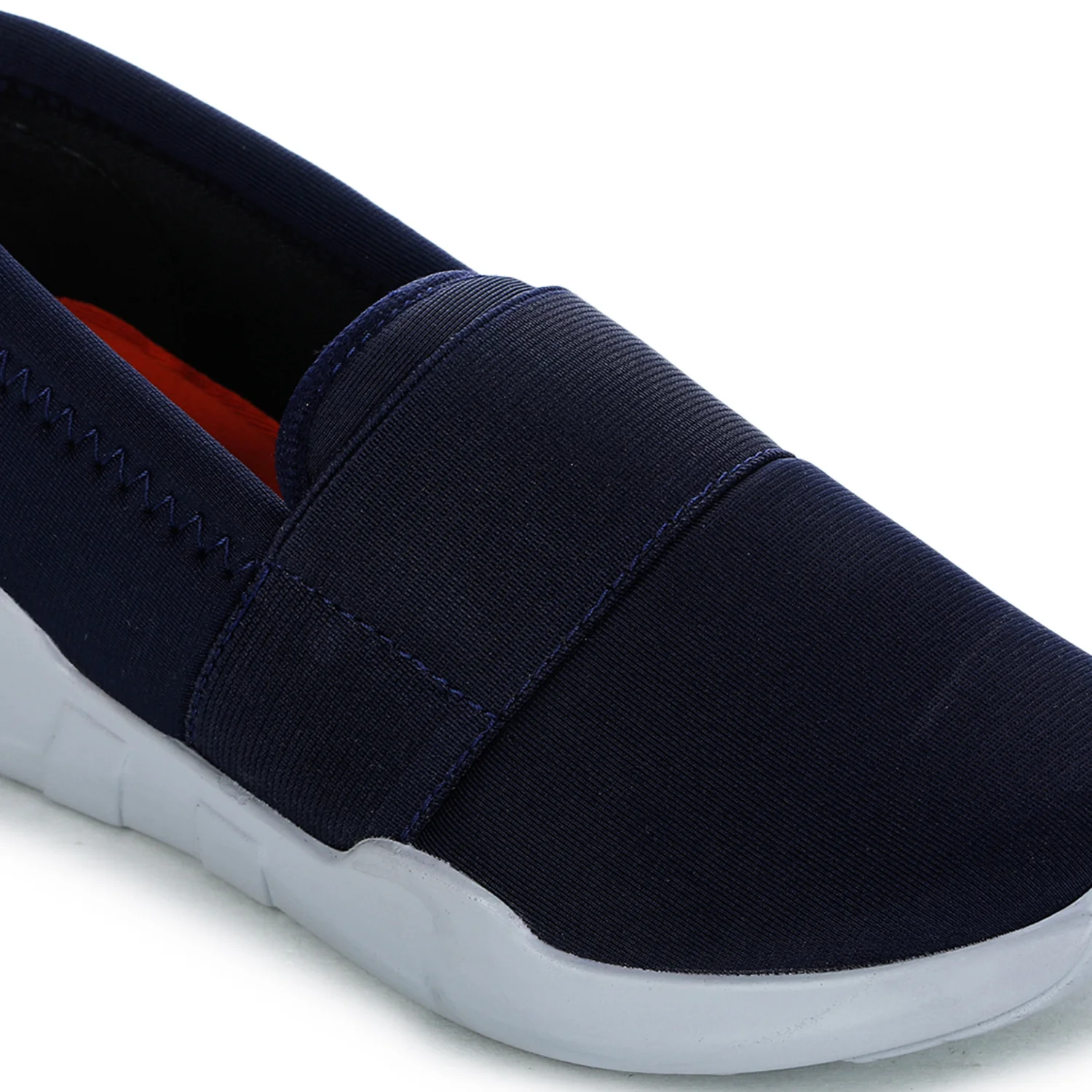 Leap7X AVILA-10 Navy Blue Sports Non Lacing Walking Shoes for Women by Liberty - Image 5