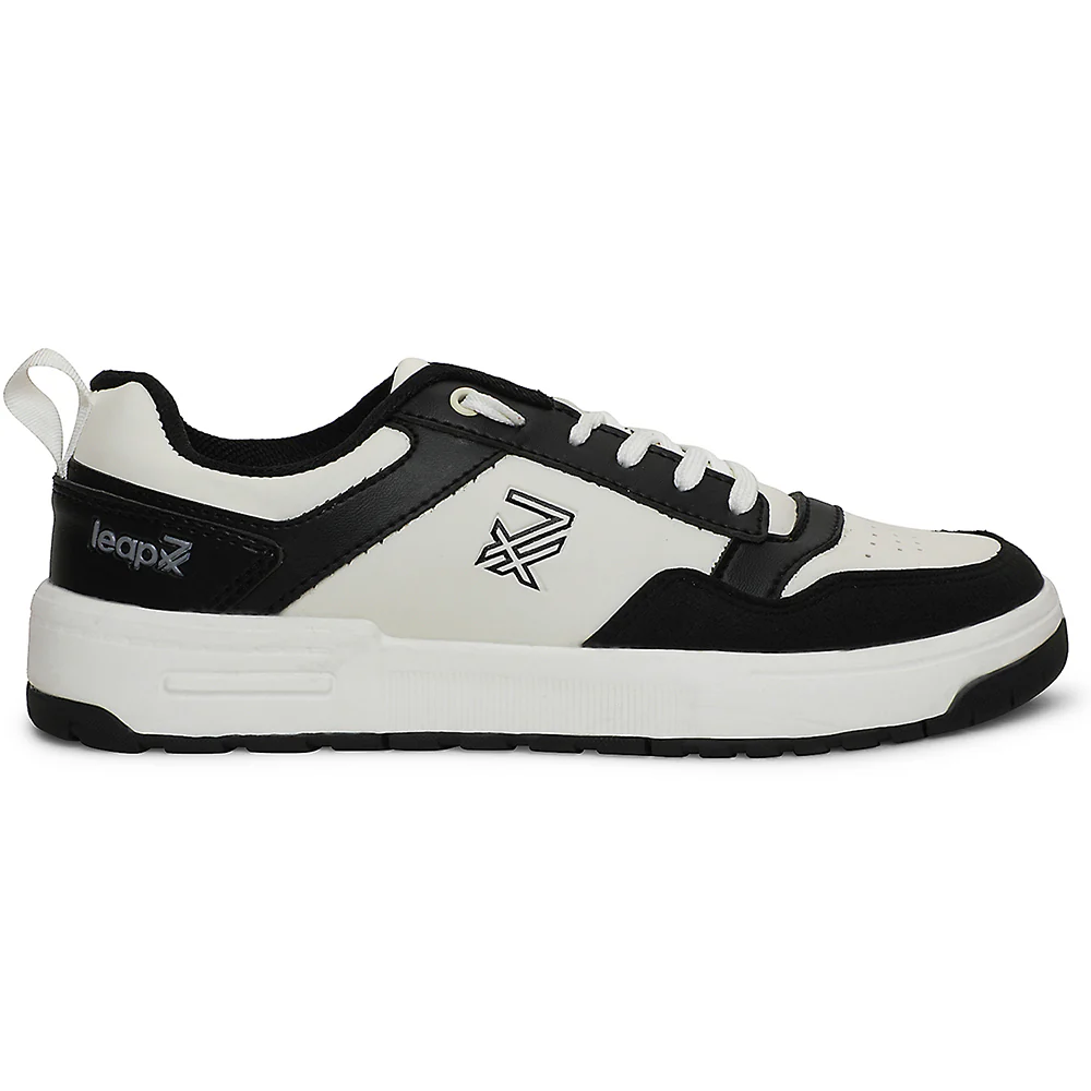 Leap7x Black Casual Lacing Sneakers For Men AMAZER-10E By Liberty - Image 2